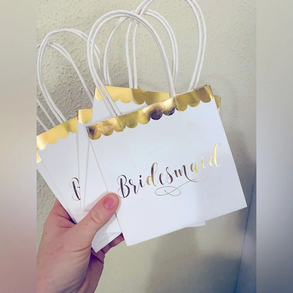 5 pack Bridesmaid Gift Bags - Picture 1 of 1